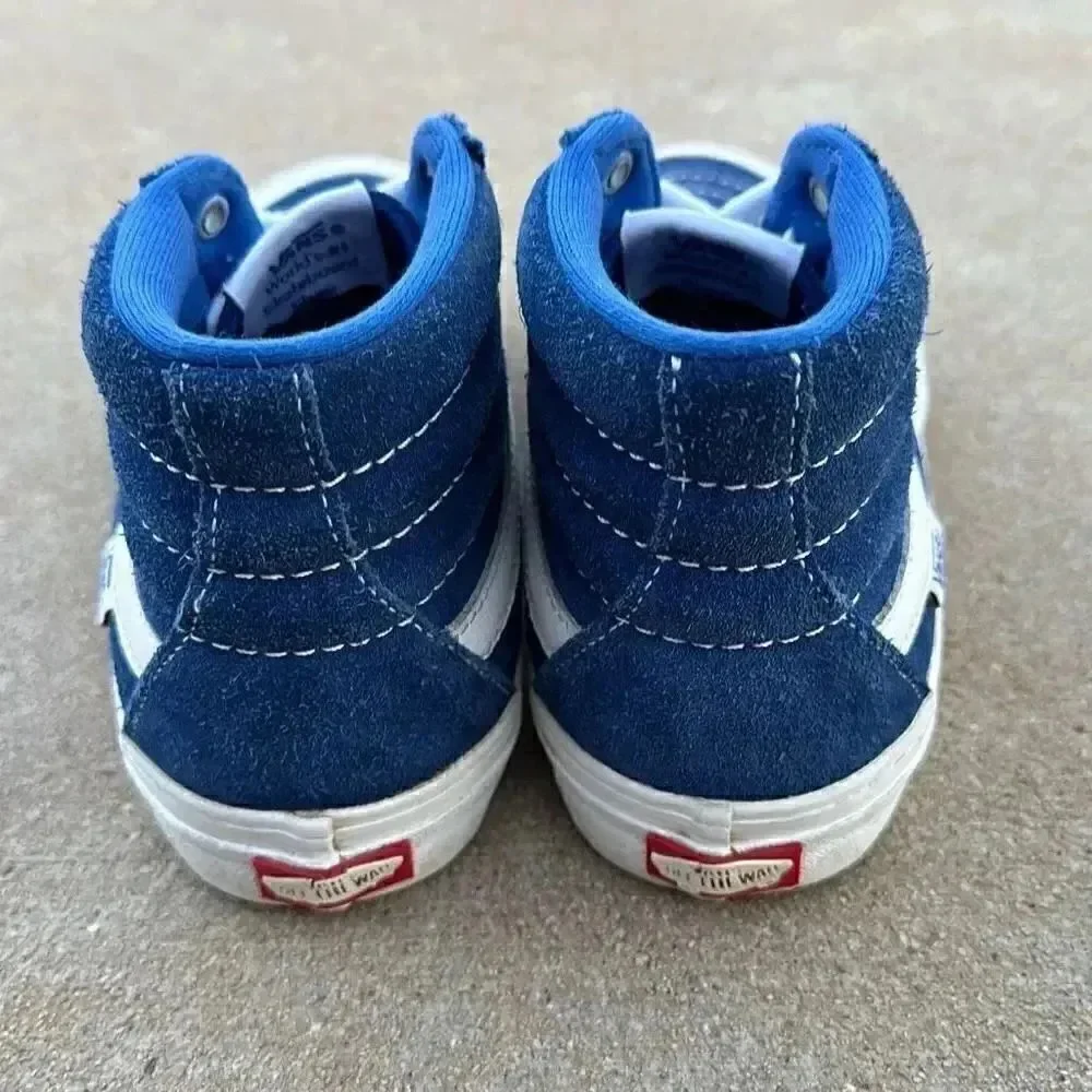 Vans SK8-Hi Pro Classics UltraCrush Blue Suede Mens Size 7
